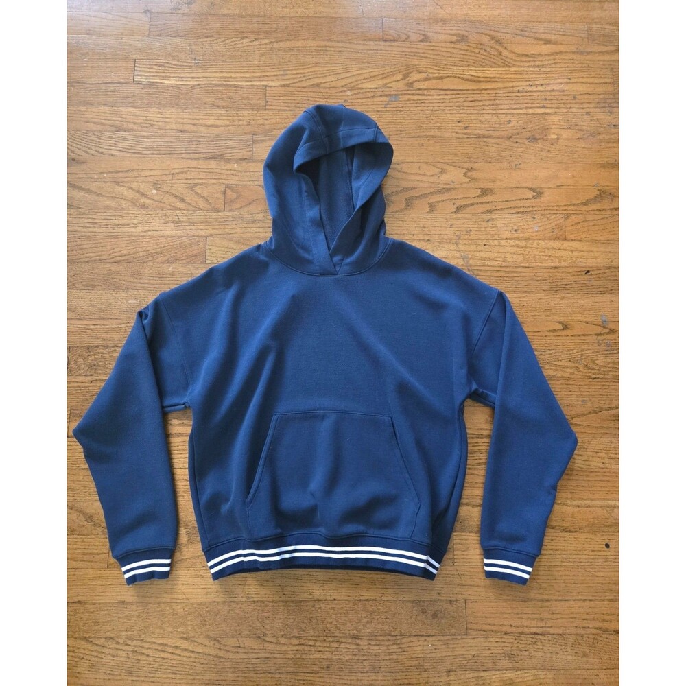 Vineyard Vines Womens Navy Blue Performance Hooded Sweatshirt Size Small